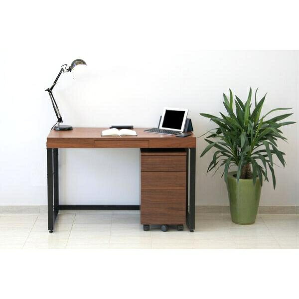ICHIBA デスク110cm(ブラウン) 118-254615 Walnut [118254615] [2]