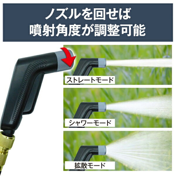 ブロードウォッチ 電気不要の高圧ノズル付高圧洗浄機 WATER-GUN-SLIM [WATERGUNSLIM]