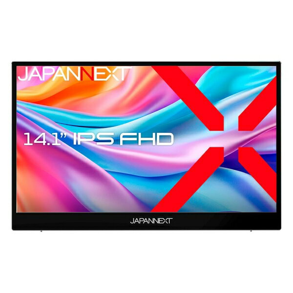 JAPANNEXT（ジャパンネクスト） 14.1型 モバイル液晶ディスプレイ（フルHD/IPS/非光沢/60Hz/16ms(GtoG)/miniHDMI/USB-C/スピーカー搭載/FreeSync/フリッカーフリー） JN-MD-IPS141FHDR 2