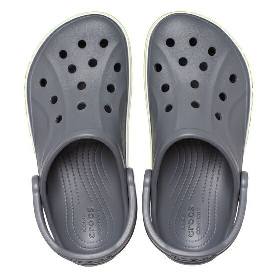 CROCS バヤバンド クロッグ（スレートグレー/ライムパンチ・サイズ：M5/W7(23.0cm)） 205089-0GX-M5 クロックス サンダル BAYABAND CLOG