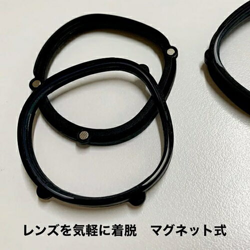 PFJ｜ピーエフジェー for Oculus Quest 2用 眼鏡屋さんでレンズを入れてもらう視力補正キット （ブラック） PHDGATOQ2-NLS