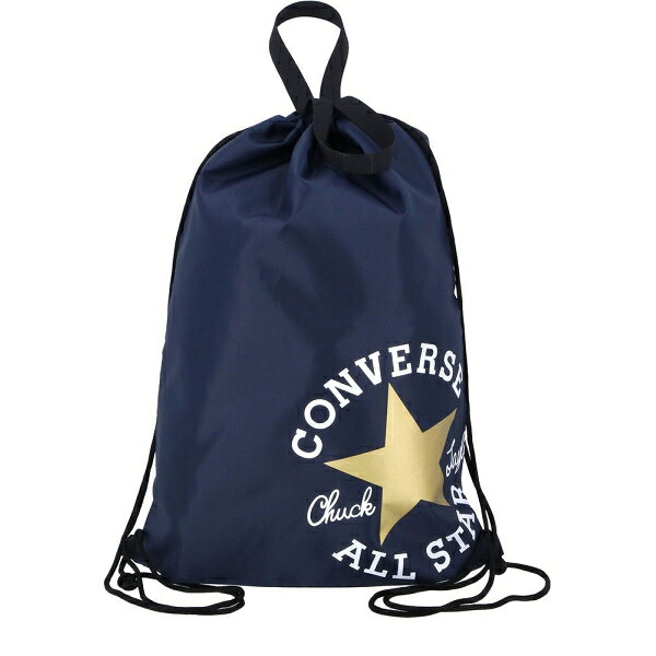 コンバース ナップサック M（ネイビー/ゴールド） CON-C2255093-2982 CONVERSE