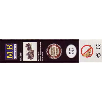マスターボックス 1/35 独オートバイ兵4体サイドカー1台 アベール エッチングパー...