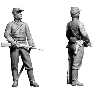 マスターボックス 1/35 南北戦争・北軍ポトマック軍騎兵1体・準備完了・1863年【MB...