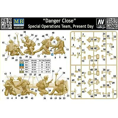 Joshin web 家電とPCの大型専門店のマスターボックス 1/35 民間軍事会社戦闘員4体「危機脱出」【MB35207】 未塗装組立フィギュア｜アングル2