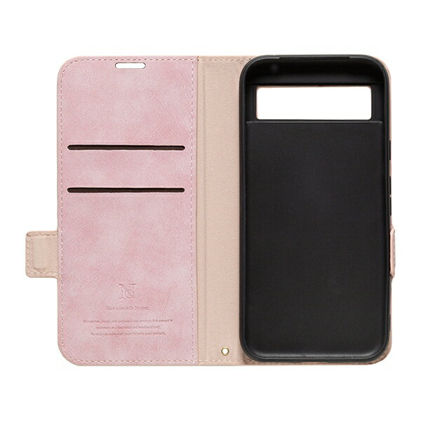 NATURALdesign Google Pixel 8a用 カード入れ・スタンド機能付手帳型ケース STYLE NATURAL（ライラック） GP8A-VS11