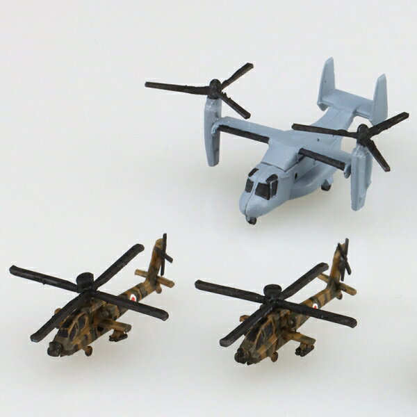 アオシマ 1/700 ウォーターライン No.556 陸上自衛隊ヘリコプタ−セット【67406】 プラモデル 3
