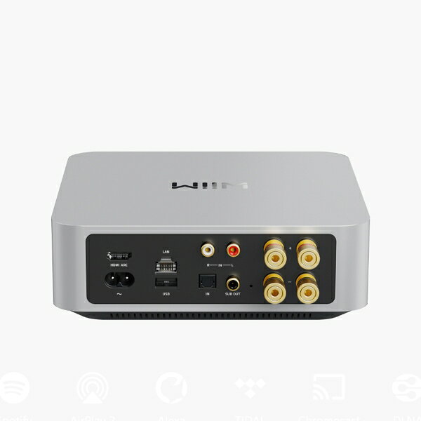 Joshin web 家電とPCの大型専門店のWiiM ストリーマー機能内蔵アンプ（シルバー）《WiiM Amp》 WIM-WAMP-SV WiiM｜アングル2
