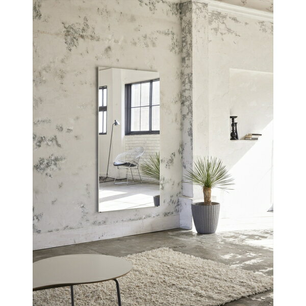 Jフロント建装 ジャンボ姿見 細枠 (シルバー) [他商品と同時購入不可] RM-6/S 【メーカー直送品】 [RM6S] [3]