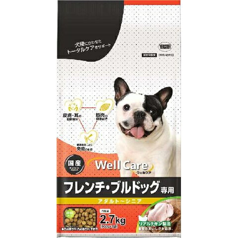 ウェルケア　フレンチ・ブルドッグ専用　アダルト〜シニア 2.7kg(900g×3袋) イースター ウエルCフレブルアダルト2.7KG jism-14256020 Joshin web 家電とPCの大型専門店 サンプル画像2