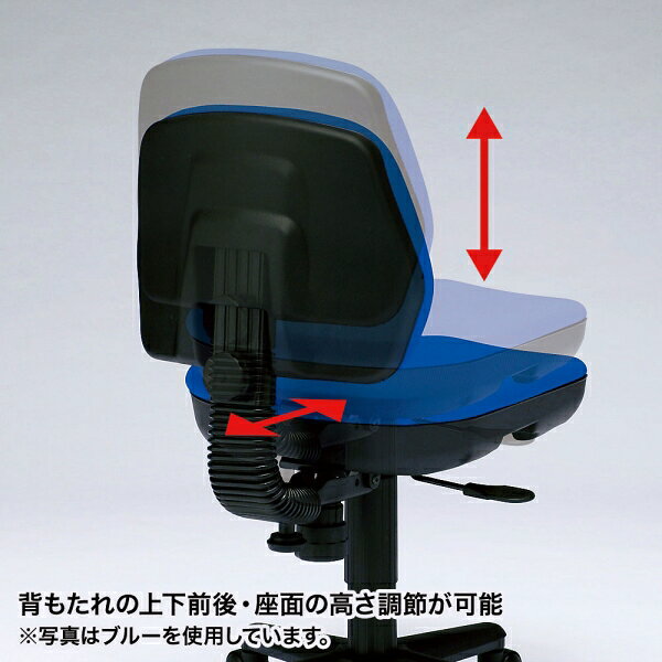 サンワサプライ オフィスチェア(ブラック) SNC-T145KBK [SNCT145KBK] [3]