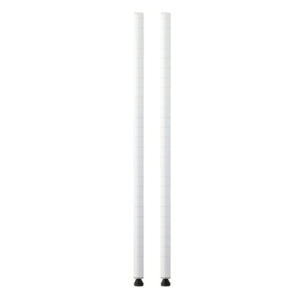 エレクターシェルフ ベーシックシリーズ ポール 450mm (2本入)(ホワイト) B18PW2 [B18PW2] [3]