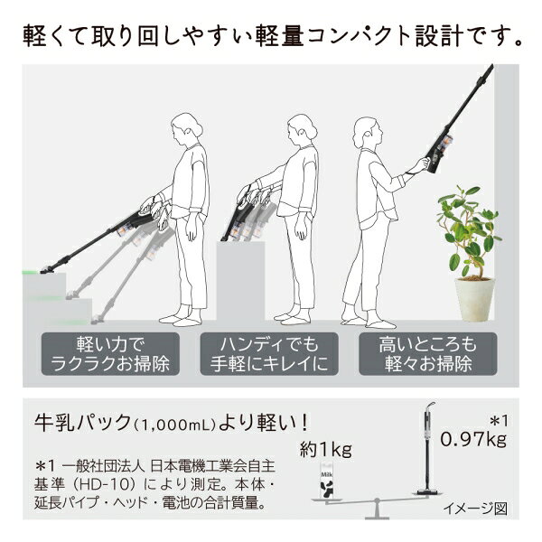 日立 サイクロン式スティッククリーナー 充電式 自走式パワーブラシ ライトグレー ...
