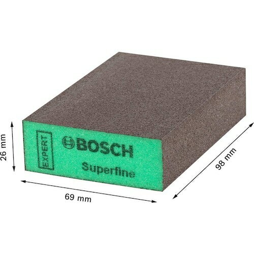 ボッシュ 研磨ブロック 極細目 1個入り 2608901180 BOSCH