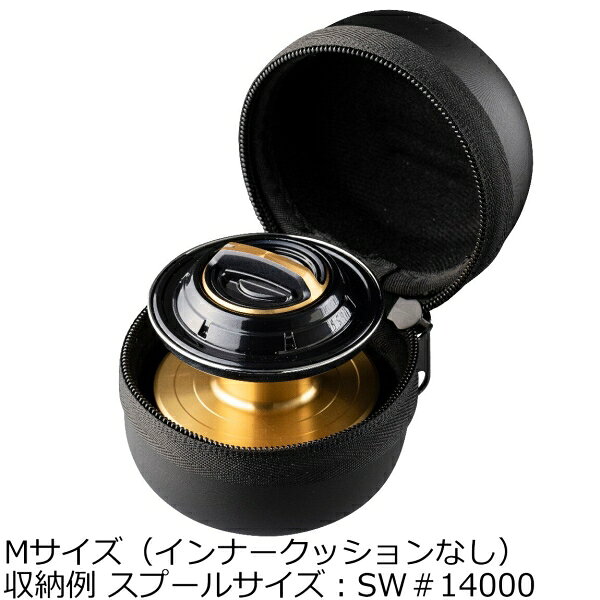 Joshin web 家電とPCの大型専門店のシマノ セミハードスプールガード Mサイズ (スピニングリールSW6000〜SW14000) セミハードスプールガードM SHIMANO スプールケース｜アングル3