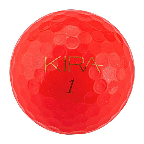 キャスコ KIRA DIAMOND キラ ダイヤモンド 2 ゴルフボール 1ダース 12球入り（レッ...