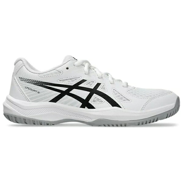 Joshin web 家電とPCの大型専門店のアシックス ジュニア バレーボールシューズ UPCOURT 6 GS（White/Black・サイズ：20.0cm） 1074A045-101-20.0 asics｜アングル2