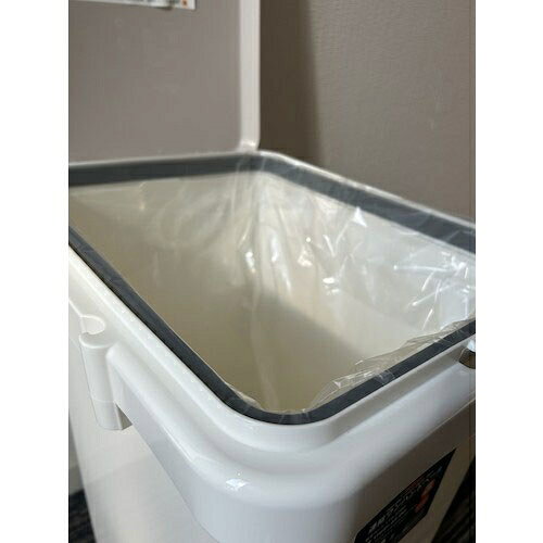 トラスコ中山 連結ワンハンドペール 45L(レッド) TRHP-45-R [TRHP45R] [3]