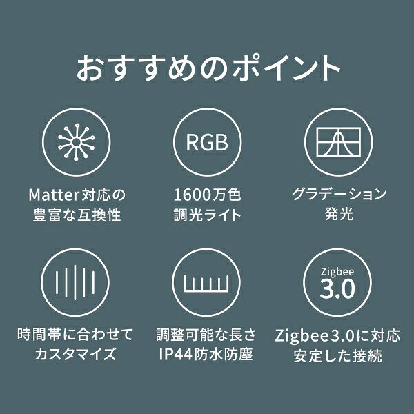 Aqara（アカラ） LED テープライト T1　長さ:2m RLS-K02D [RLSK02D]