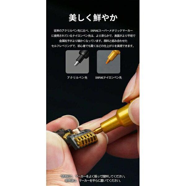 Joshin web 家電とPCの大型専門店のDSPIAE メタリックカラーマーカー(メタリックカッパー)【MKA-12】 塗料｜アングル2
