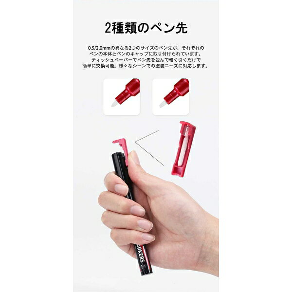 Joshin web 家電とPCの大型専門店のDSPIAE メタリックカラーマーカー(メタリックカッパー)【MKA-12】 塗料｜アングル3
