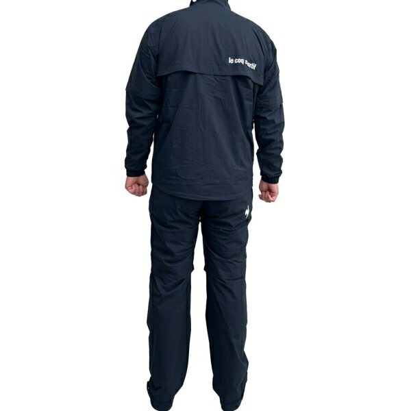 ルコック レインウェア 透湿 耐水 ストレッチ 上下セット(ネイビー・サイズ：LL) QGMXJH10W-NV-LL le coq sportif GOLF