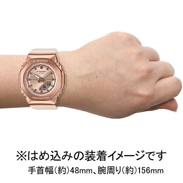Joshin web 家電とPCの大型専門店のカシオ 【国内正規品】G-SHOCK（ジーショック） クオーツ　レディースタイプ GM-S2110PG-4AJF [GMS2110PG4AJF]【返品種別A】｜アングル3