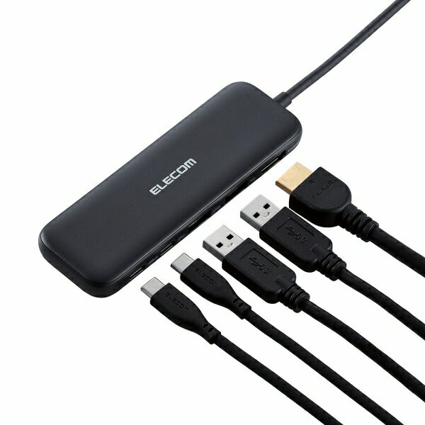 ���쥳�� USB 5Gbps(USB3.2(Gen1))�б� �ɥå��󥰥��ơ������ 5in1 DST-050BPBK