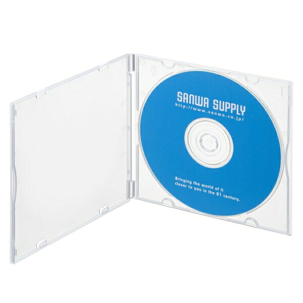 Joshin web 家電とPCの大型専門店のサンワサプライ Blu-ray・DVD・CDケース（1枚収納ソフトタイプ・10枚セット） FCD-PUS10CL｜アングル2