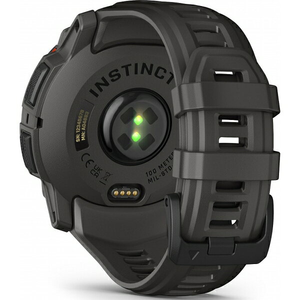 ガーミン Instinct 3 Dual Power 50mm Black / Charcoal【Suica対応】スマートウォッチ 010-02935-30 [0100293530]【返品種別A】 - Image 3