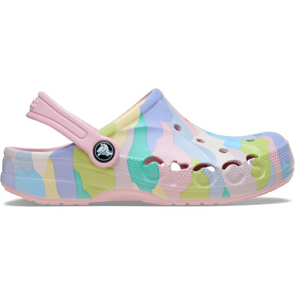 209728-606-C11 CROCS キッズ バヤ シーズナル プリンテッド クロッグ（Petal Pink・サイズ：C11(18.0cm)） クロックス Kids' Baya Seasonal Printed Clog