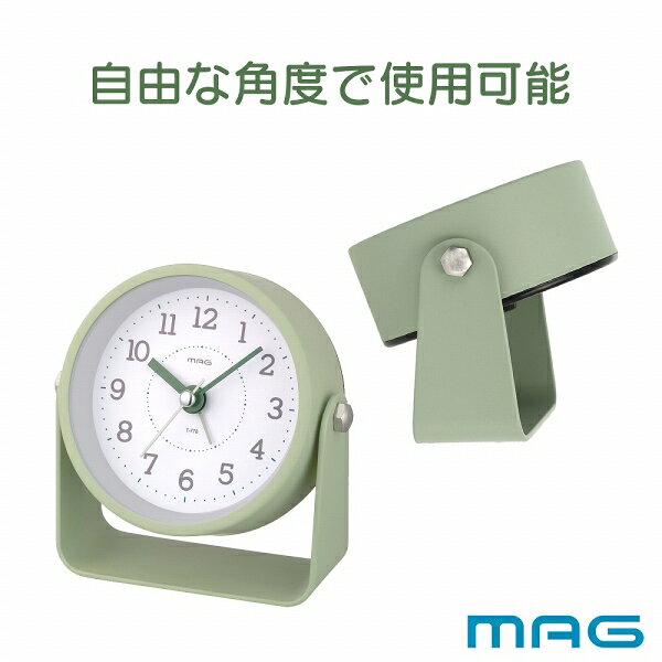 ノア精密 目覚まし時計 MAG 電子音目覚まし時計 モナカ T-778GR-Z [T778GRZ]【返品種別A】 [3]