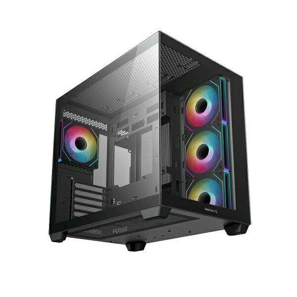 Joshin web 家電とPCの大型専門店のDeepCool｜ディープクール CG530 4F ミドルタワーPCケース（ブラック） R-CG530-BKADA4-G-1｜アングル3
