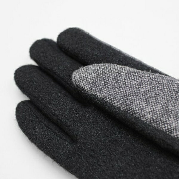 BL70105M8-1A-2H KURODA(クロダ) MEN MOON コンビグローブ タッチパネル対応（チャコール）