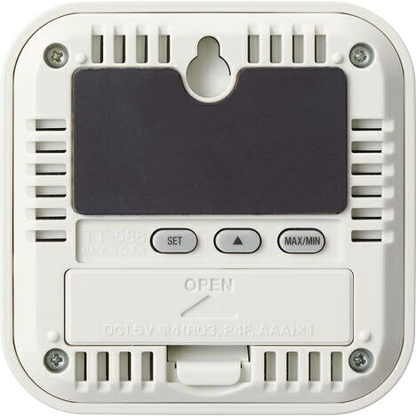 Joshin web 家電とPCの大型専門店のタニタ デジタル温湿度計（アイボリー） TT-588-IV TANITA [TT588IV]｜アングル3
