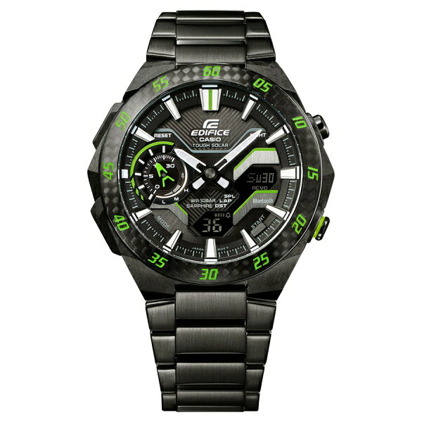 Joshin web 家電とPCの大型専門店のカシオ 【国内正規品】EDIFICE（エディフィス）　WINDFLOW ソーラー　メンズタイプ ECB-2200YRC-1A3JF [ECB2200YRC1A3JF]【返品種別A】｜アングル2