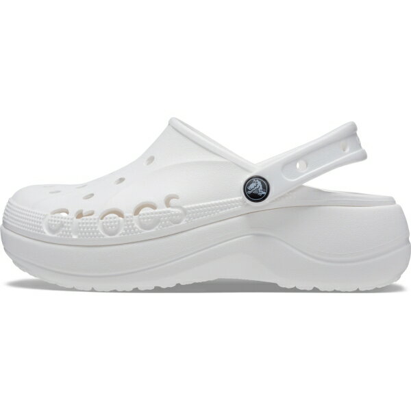 CROCS レディース バヤ プラットフォーム クロッグ（ホワイト・サイズ：W5(21.0cm)） 208186-100-W5 クロックス サンダル Baya Platform Clog