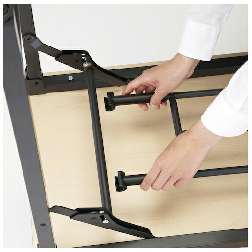 トラスコ中山 折りたたみ会議テーブル 1800X450用 棚板 TSW-1845 [TSW1845] [2]