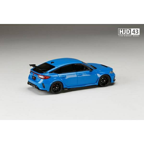 ホビージャパン 1/43 ホンダ シビック TYPE R (FL5) RACING BLACK Package レーシングブルーパール【HJD431003BL】 ミニカー - Image 2