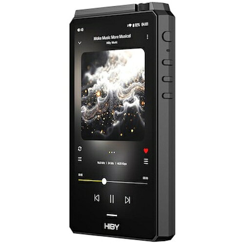 HiBy デジタルオーディオプレイヤー　64GBメモリ内蔵+外部メモリ対応（Black） R6I...