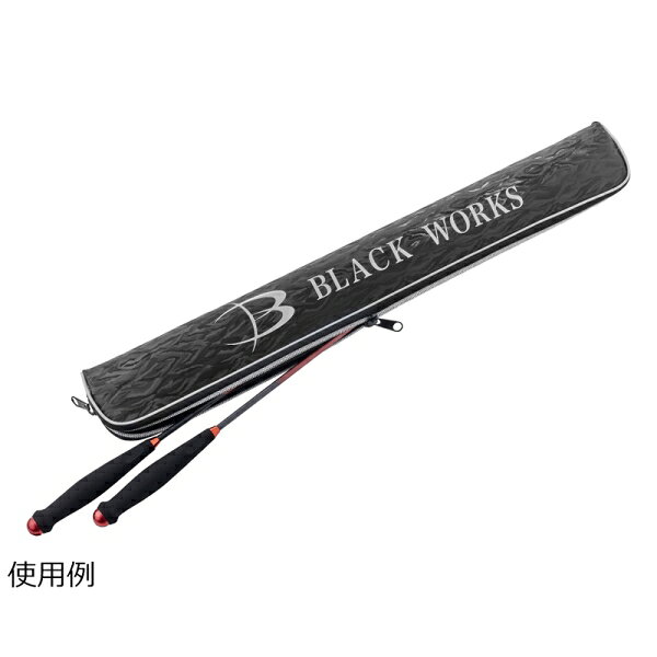 Joshin web 家電とPCの大型専門店のがまかつ まき餌杓ケース(BLACK WORKS) マキエサシャクケース(BLACKWORKS) Gamakatsu ブラックワークス 杓ケース｜アングル3