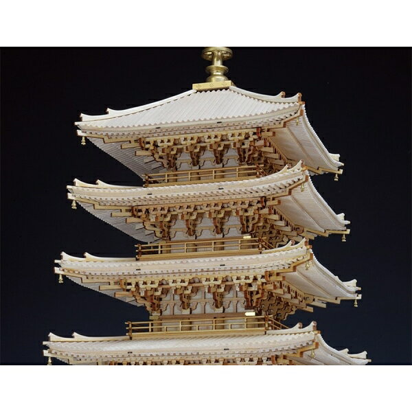 ウッディジョー 1/75 醍醐寺 五重塔 木製組立キット