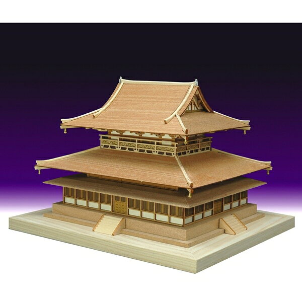 Joshin web 家電とPCの大型専門店のウッディジョー 1/150 法隆寺 金堂 木製組立キット｜アングル2