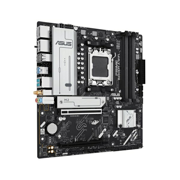 ASUS｜エイスース ASUS PRIME Socket AM5 AMD B650 MicroATX WiFi+Bluetoothモジュール付属 マザーボード Joshin web限定モデル PRIME B650EM-A WIFI