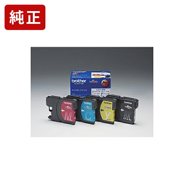 乐天商城 - 【標準容量】純正 ブラザー LC11-4PK 4色パック インクカートリッジ brother【純正インク】[SEI]【ゆうパケット対応不可】【送料無料】