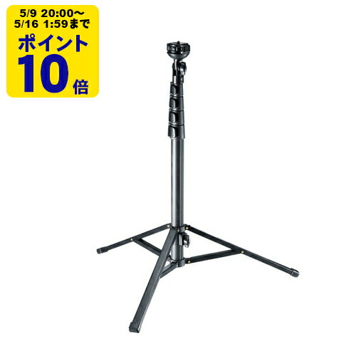 ＼10x points from 8 PM on May 9th／ Long stand that extends up to 160cm, space-saving long stand [DG-CAM30] Sanwa Supply [SAN]