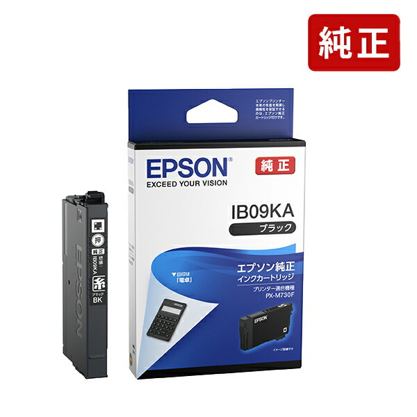 Rakuten - 【標準容量】純正 エプソン IB09KA ブラック 電卓 インクカートリッジ EPSON[SEI]