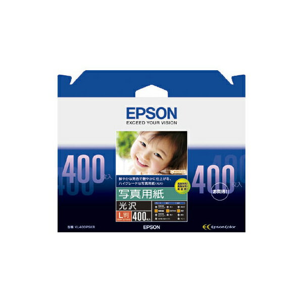 乐天商城 - EPSON 写真用紙[光沢](L判/400枚) エプソン KL400PSKR 純正用紙[SEI]