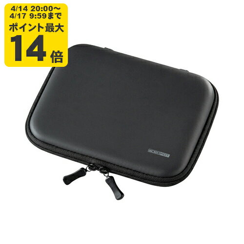 Rakuten - セミハード電子辞書ケース（ブラック） イヤホン・タッチペンをすっきり収納できるセミハード電子辞書ケース【PDA-EDC31BK】サンワサプライ [SAN]
