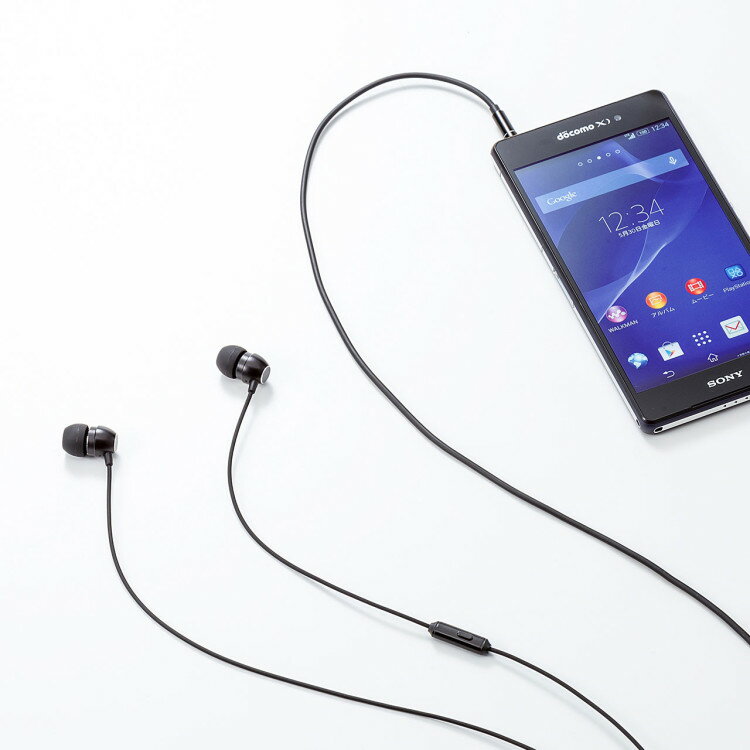 マイク付きステレオイヤホン[SAN]